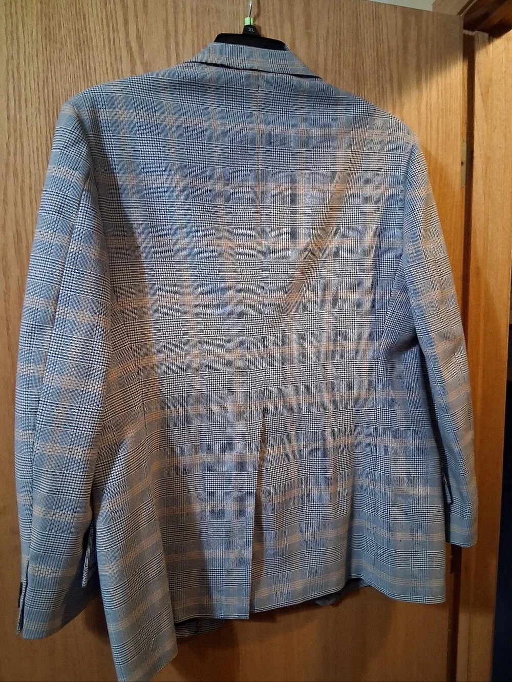 Hampton Heath vintage 1970s men's sport coat blazer jacket, Glen plaid